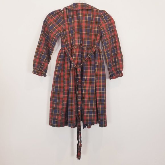 Sophie Dess Creations Paris Plaid Vintage Dress 6X/7 - Picture 2 of 12